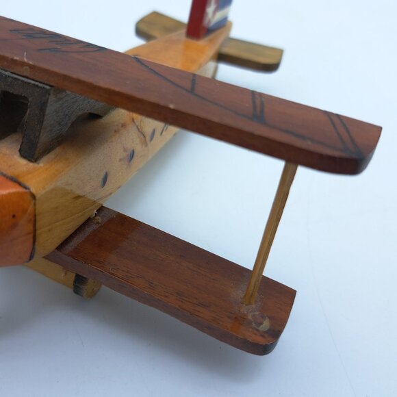 Wooden Biplane Model -Cuba - Picture 11 of 11